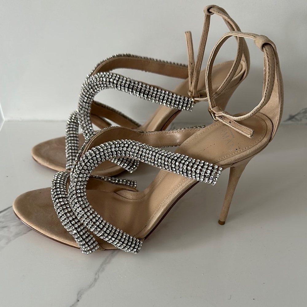 Alexandre Birman Designer Elegant Rhinestone Embe… - image 5